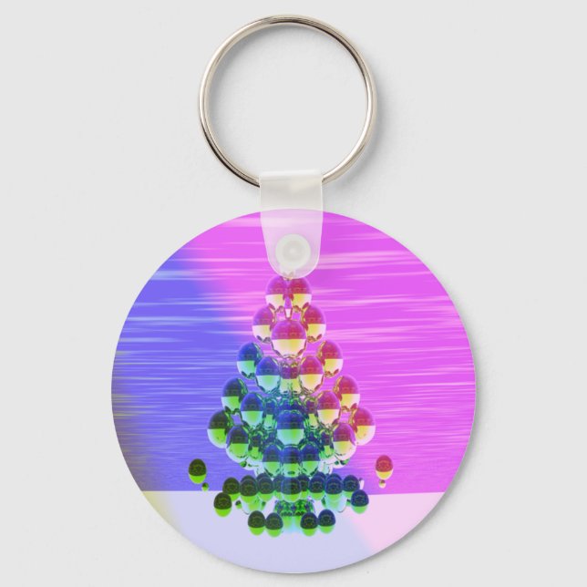 Shiny Greetings Keychain (Front)