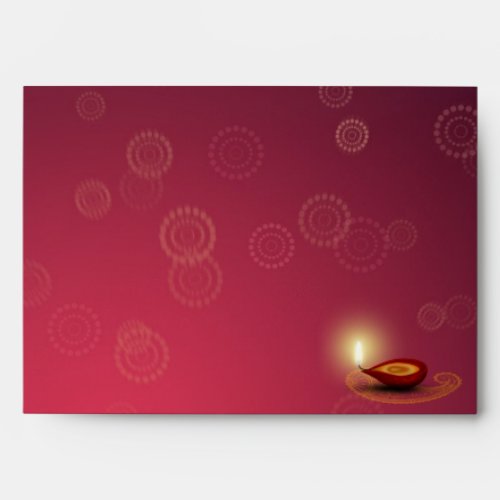 Shiny Happy Diwali Diy _ Envelope A7 Greeting Card