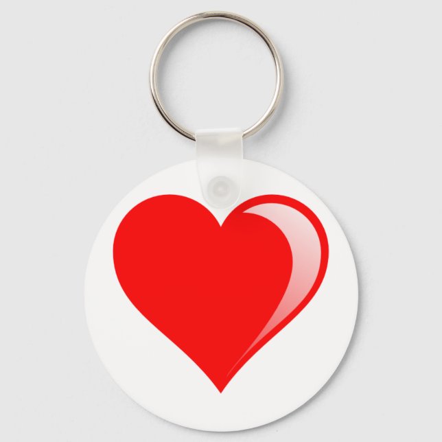 shiny_heart_T.png Keychain (Front)