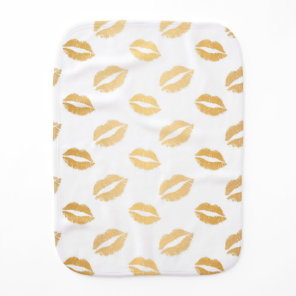 Shiny Kisses Baby Burp Cloth