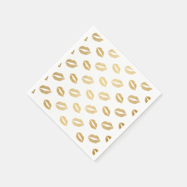 Shiny Kisses Napkins (Corner)