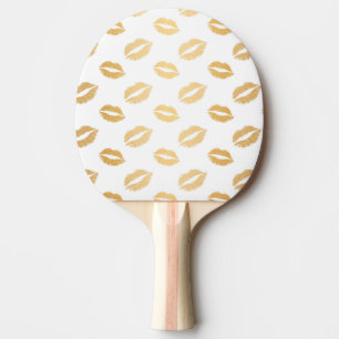 Shiny Kisses Ping Pong Paddle