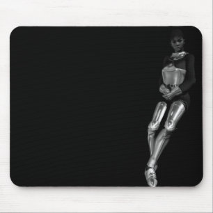 shiny knight mouse pad