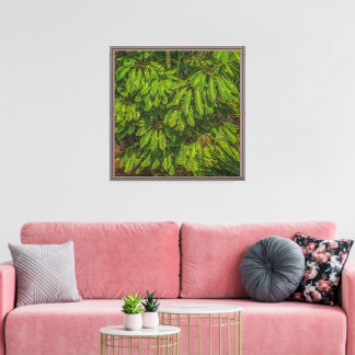 Shiny Leaves in Sunlight  Canvas Print