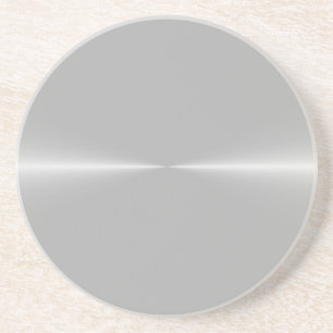 Shiny Like Steel Metal Background Template Sandstone Coaster