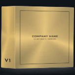 Shiny look metallic gold stainless steel 3 ring binder<br><div class="desc">An elegant image of metallic gold stainless steel texture shiny look.</div>