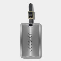 Shiny Metallic Faux Silver Stainless Steel Look