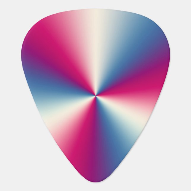 Shiny metallic texture guitar pick (Front)