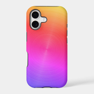 Shiny Neon Rainbow Metallic Design iPhone 17 Case