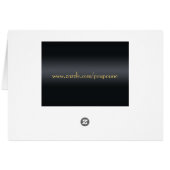 shiny Paris paper products Cards (Back Horizontal)