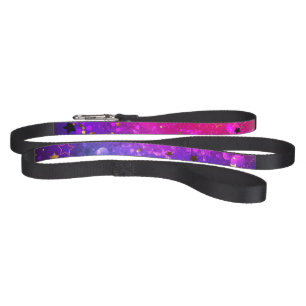 Shiny Pink Blue Background Pet Leash