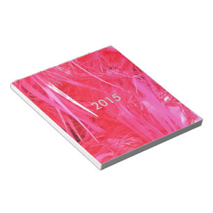 Shiny Pink Christmas Tree Notepad