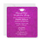 Shiny pink glitter graduation party invitations