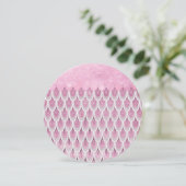 Shiny Pink Glitter Mermaid Fish Scales (Standing Front)