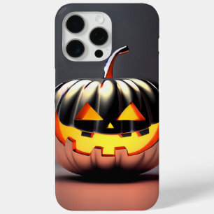 Shiny Pumpkin Halloween iPhone 15 Pro Max Case