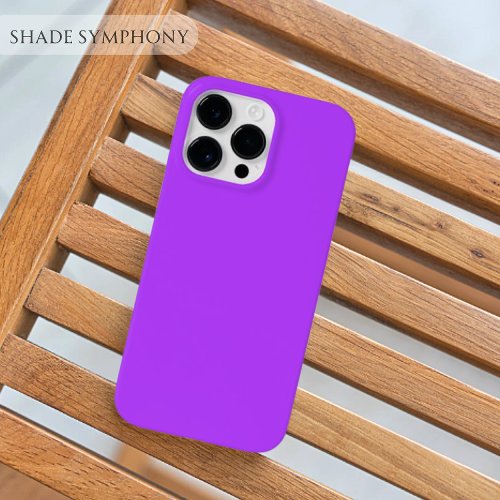 Shiny Purple One of Best Solid Violet Shades Case_Mate iPhone 14 Pro Max Case