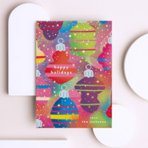 Shiny Rainbow Ornaments