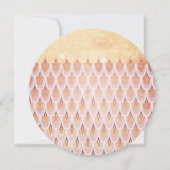 Shiny Salmon Pink Glitter Mermaid Fish Scales (Front)