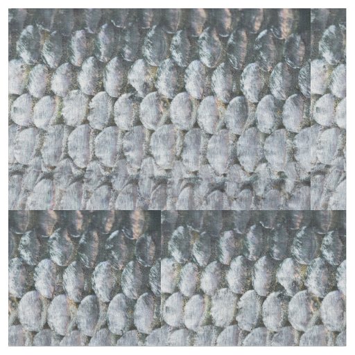 Shiny Salmon Scales Fabric