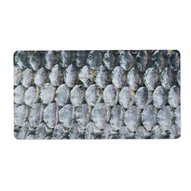 Shiny Salmon Scales Label (Front)