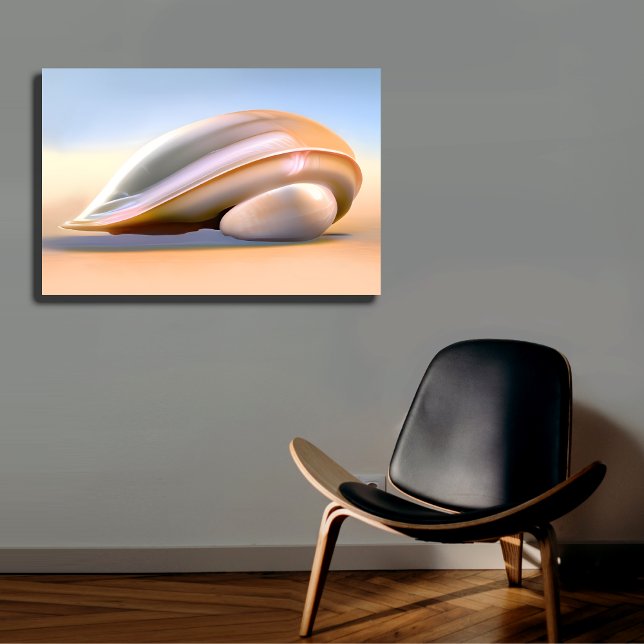 Shiny Seashell Beach Home Decor Modern Art (Creator Uploaded)