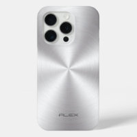 Shiny Stainless Steel Metalli Look- Monogram