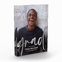 Shiny Strokes Graduation Keepsake Photo Block