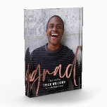 Shiny Strokes Graduation Keepsake Photo Block<br><div class="desc">Great keepsake to remember this special milestone in life. Matching items can be found on our website: www.berryberrysweet.com or upon request.</div>