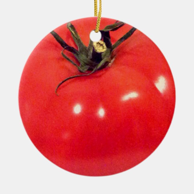 Shiny Tomato 4Sullivan Ceramic Ornament (Front)