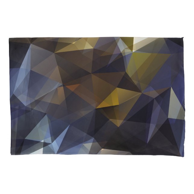 Shiny triangle vintage, diamond texture. pillow case (Front)