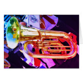 Shiny Tuba Slanted Perspective Brass Band (Front Horizontal)