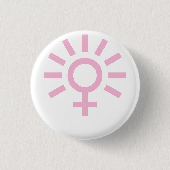♀ shiny Venus Button (Front)