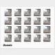 Shiny View Of an Empty Airport Terminal Sticker | Zazzle