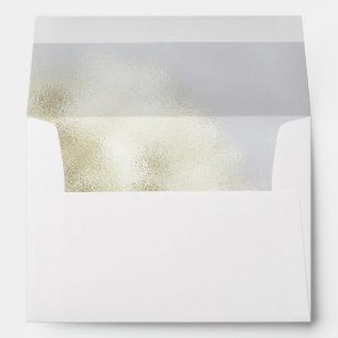 Shiny White Opal Envelope