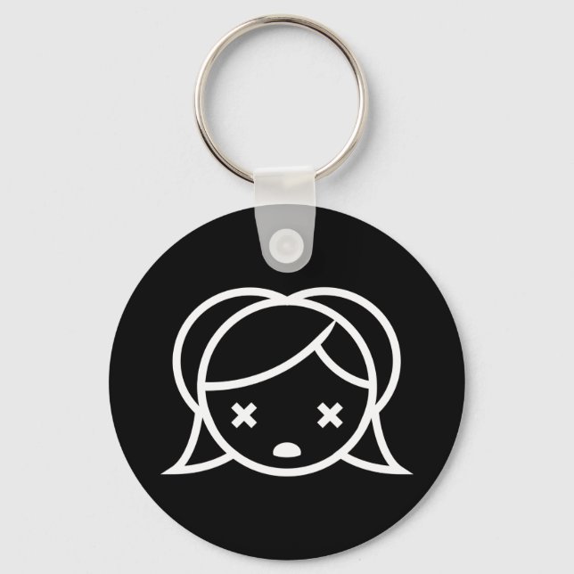 Shinyuu (girl 1) keychain (Front)