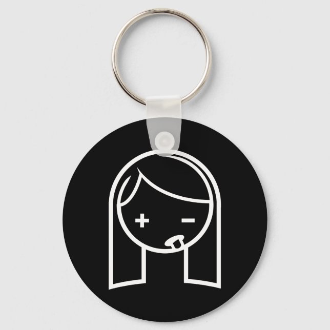 Shinyuu (girl 2) keychain (Front)