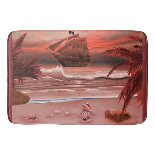 SHIP AHOY BATHROOM MAT (Front)