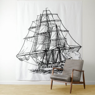 Ship Ahoy Tapestry