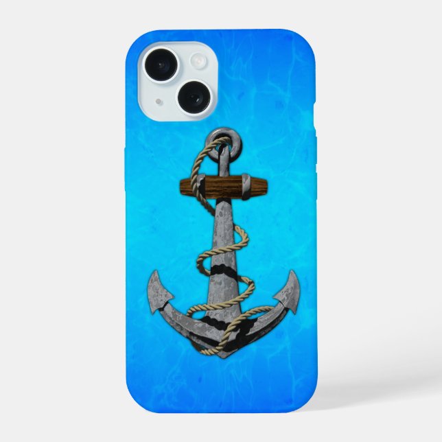 Ship Anchor Iphone Case (Back)