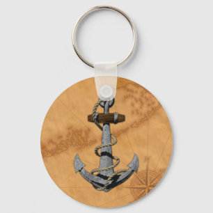 Ship Anchor Keychain