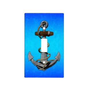 Ship Anchor Light Switch Cover