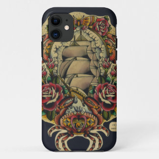 ship and crabs iPhone 11 case