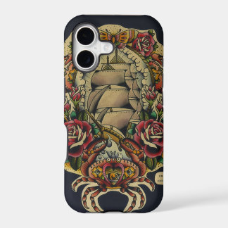 ship and crabs iPhone 17 case