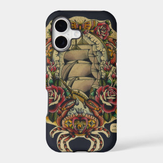 ship and crabs iPhone 17 case
