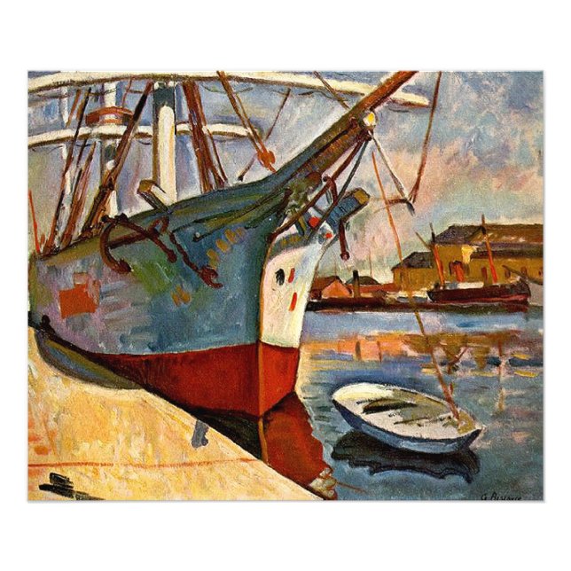 Ship at Le Havre, Georges Braque, Photo Print (Front)