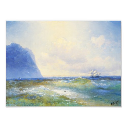 Ship At Sea  Aivazovsky   Photo Print