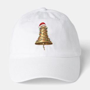 Ship Bell Santa Hat Christmas Lights Nautical
