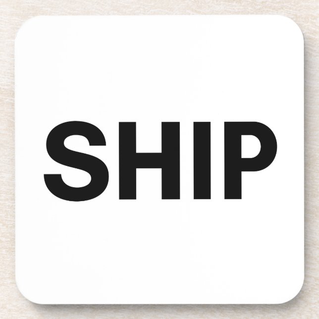 ship beverage coaster (Front)