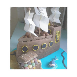 Ship cake 1 notepad