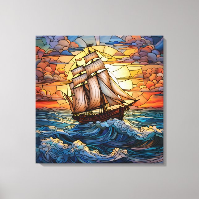Ship Canvas Art (Front)